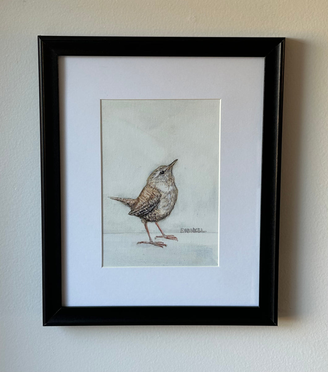 Wren- Original Artwork, framed