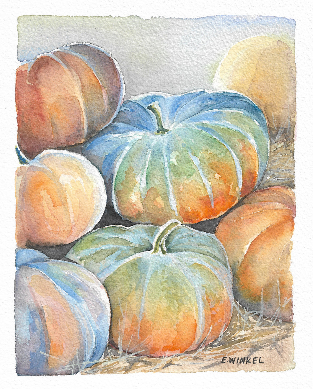 The Pumpkins- Fine Art Print 11x14